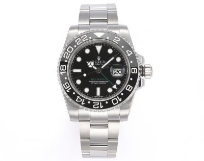 ROLEX GMT  904L Steel 3186 Movement Replicarolex Watch